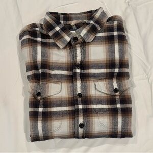 American Eagle Men Plaid Flannel Shirt